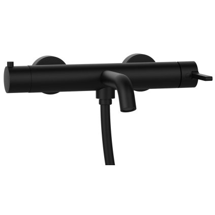 Sapho, baterie de baie de perete ICONIC, mat negru, AF010B