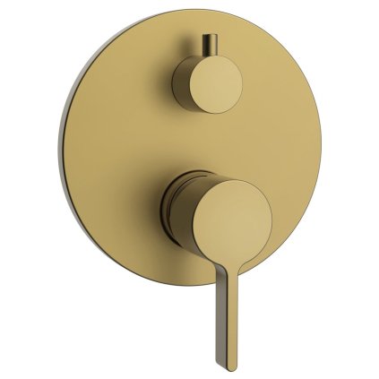 Sapho, robinet de duș ascuns ICONIC, 2 ieșiri, auriu mat, AF042GB