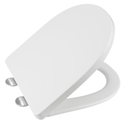 Sapho, scaun WC YALTA, Soft Close, alb