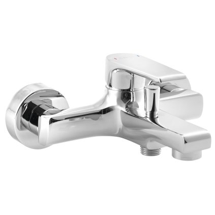 Sapho, baterie pentru cada montată pe perete KAI, crom, KA10