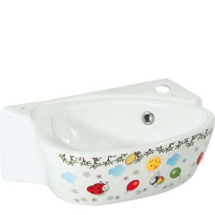 Sapho, lavoar pentru copii KID 39x29cm, imprimeu color (CK035.00F0), CK035-FF