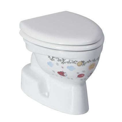 Sapho, vas WC KID, deșeuri mai mici, decor, CK300-11CB00E-FF00