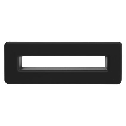 Sapho, capac metalic chiuveta, negru mat, AT612