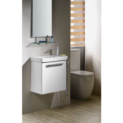 Sapho, Set de baie LATUS VIII 55, alb, KSET-082