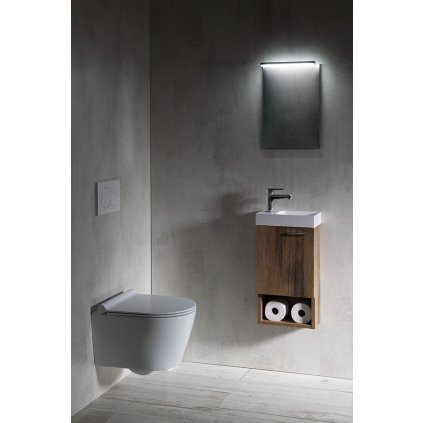 Sapho, Set de baie LATUS XI 30.5, stejar Sherwood, KSET-075