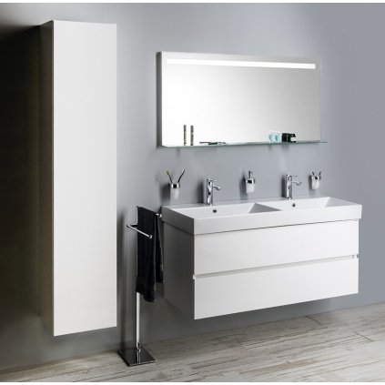 Sapho, Set de baie ODETTA 120, alb, KSET-058