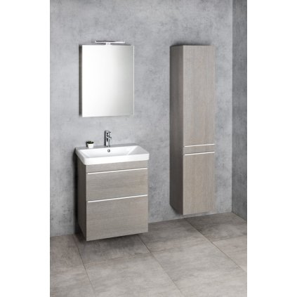 Sapho, Set baie SITIA 60, stejar argintiu, KSET-051