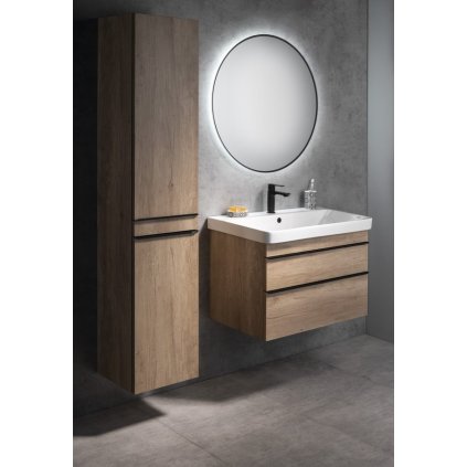 Sapho, set de baie SITIA 80, stejar alabama, KSET-034