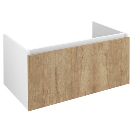 Sapho, dulap chiuveta LOREA 90x44x51,2cm, 1x sertar, stejar alabama/alb mat, LE090-2231