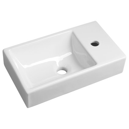 Sapho, chiuveta ceramica MINOS 45x26cm, dreapta, 4057