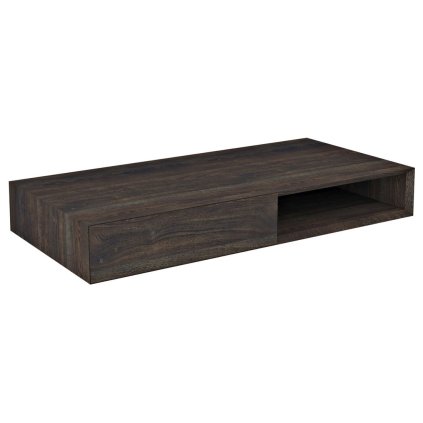 Sapho, dulap lavoar MORIAN 100x14x48cm, stejar negru, stanga, MR125