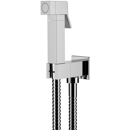 Sapho, Robinet de perete cu duș manual bideu și blocare de siguranță, dreptunghiular, cromat, DB108