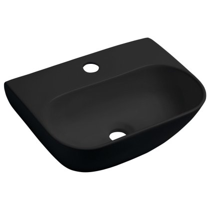 Sapho, chiuveta ceramica NERISSA 41,5x12,5x28,5 cm, negru mat, AR265B