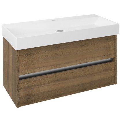 Sapho, dulap lavoar NIRONA 95x51,5x43cm, stejar Sherwood (NR102)