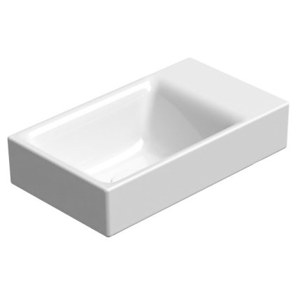 185082 sapho nubes keramicke umyvadlo 40x23 cm umyvadlova bateria vpravo biela extraglaze 9636011