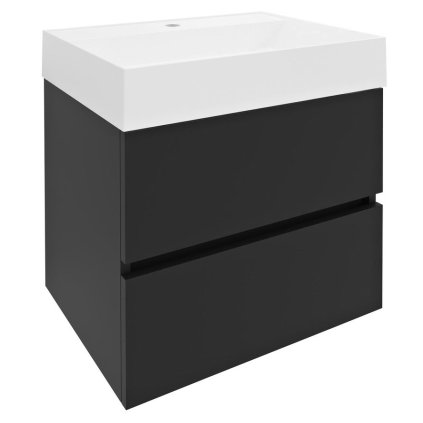 Sapho, dulap lavoar ODETTA 57x50x43,5cm, antracit mat, DT060-3434