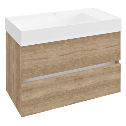 Sapho, dulap lavoar ODETTA 82x50x43,5cm, stejar Alabama, DT085-2222