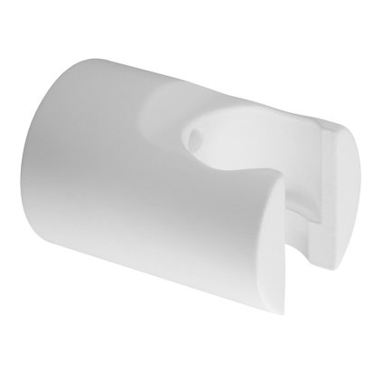 Sapho, Suport de duș fix, rotund, alb mat, SD714