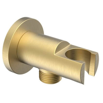 Sapho, suport de duș fix, oval, cu duș, auriu mat, 1205-09GB