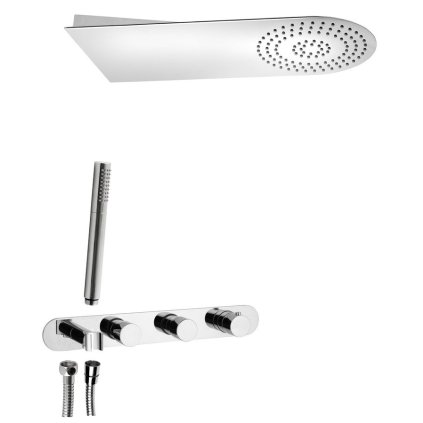 422790 sapho podomietkovy sprchovy set s termostatickou bateriou a drziakom rucnej sprchy 2 vystupy gulata chrom mb623 01