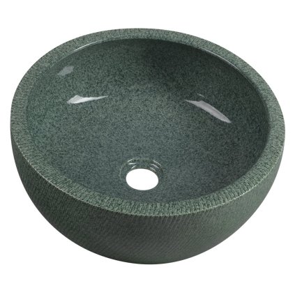 Sapho, chiuveta ceramica PRIORI, diametru 42cm, verde, PI013