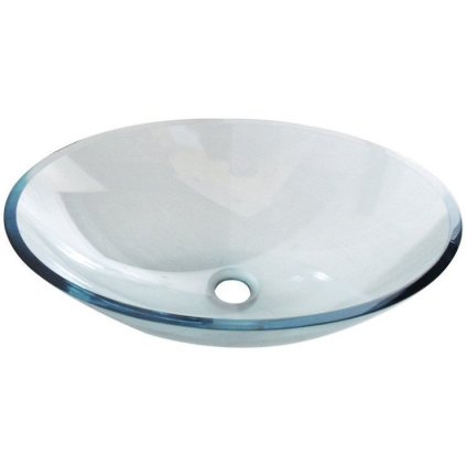 Sapho, lavoar din sticla PURE oval 52x37,5 cm, 2501-12