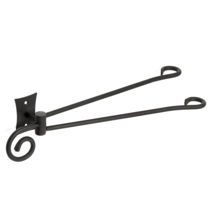 Sapho, REBECCA suport dublu pivotant pentru prosoape, negru, CC021