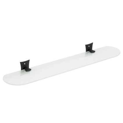 Sapho, raft REBECCA 560x113mm, sticla neagra / satinata, CC015