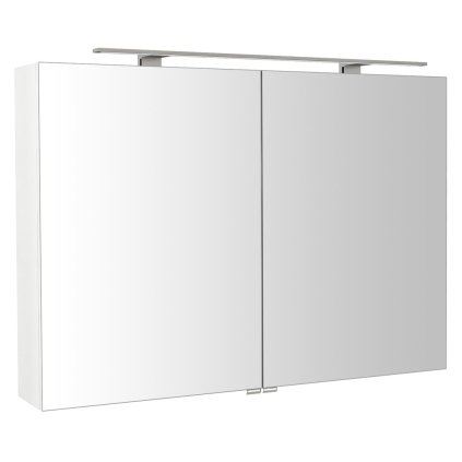 Sapho, galerie RIWA cu iluminare LED, 101x70x17cm, alb lucios, RIW100-0030