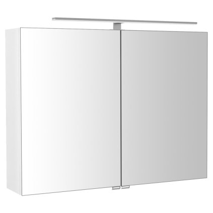 Sapho, galerie RIWA cu iluminare LED, 81x60x17cm, alb lucios, RIW080-0030