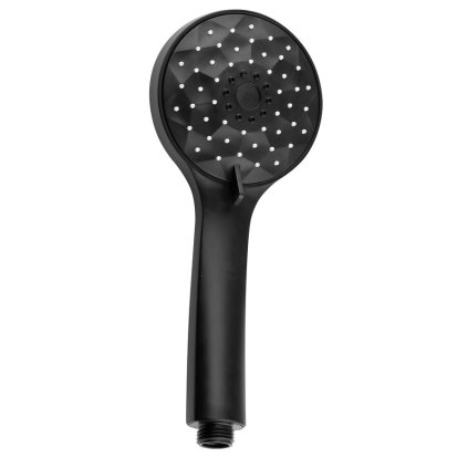 425703 sapho rucna masazna sprcha 4 rezimy priemer 101mm abs cierna mat 1204 02b