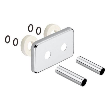 Sapho, Set rozete de acoperire, crom, CP7035