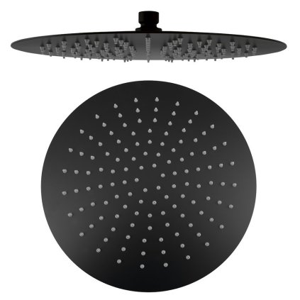 Sapho, SLIM Cabine de duș, diametru 300 mm, negru mat, MS573B