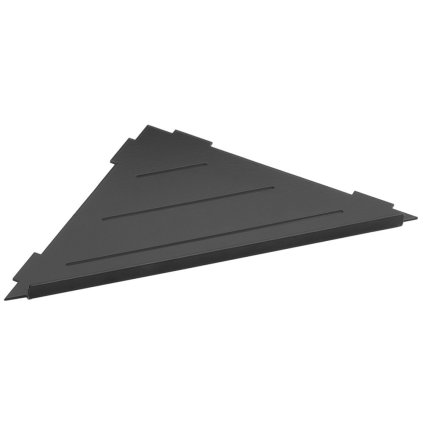217620 sapho smart rohova polica do skar 297x15x210 mm cierna mat xj615b