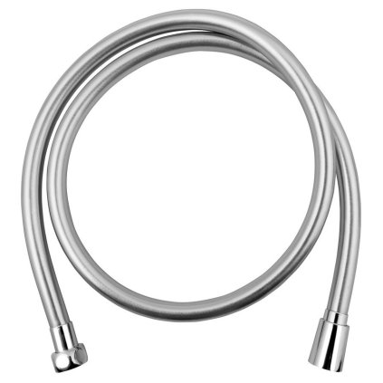 Sapho, furtun de duș SOFTFLEX din plastic neted, 120 cm, argintiu/crom, 1208-10