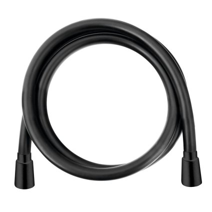 Sapho, furtun de duș din plastic SOFTLEX, neted, 150 cm, negru, 1208-17