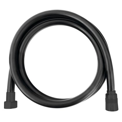 Sapho, furtun de duș din plastic SOFTLEX, neted, 200 cm, negru, 1208-27