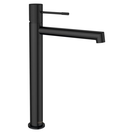 Sapho, baterie de lavoar de sine stătătoare SOLARIS fără priză, înalt, negru mat, WD006B