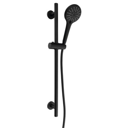 Sapho, Set dus, suport glisant, 700mm, negru, SC515