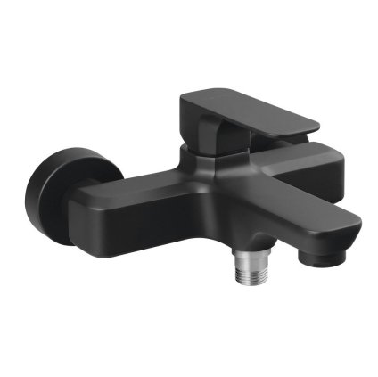 Sapho, baterie SPY de perete pentru baie, negru mat, PY10/15