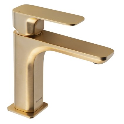 Sapho, baterie de lavoar de sine stătătoare SPY fără priză, mat auriu, PY02/19