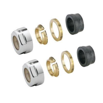 Sapho, Șurub de prindere pentru cupru 15mm, oțel inoxidabil periat, CP6515