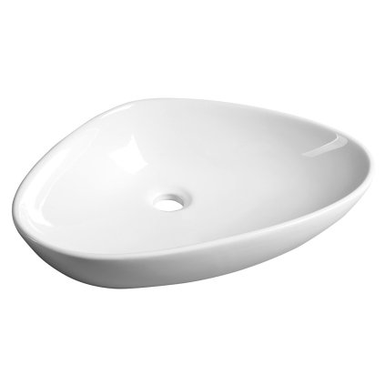 Sapho, chiuveta ceramica TERUEL, 58,5x14x39 cm, deasupra, BH7007