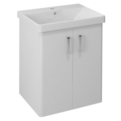 Sapho, dulap pentru lavoar THEIA 56,4x70x44,2cm, 2x usi, alb (TH062), TH062-3030