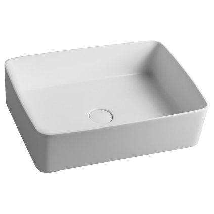 Sapho, chiuveta THIN blat 50x37 cm, alb mat, WN321