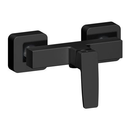 Sapho, baterie de duș de perete TURSI, negru mat, TI011B