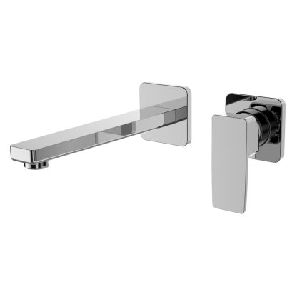Sapho, baterie pentru chiuvetă ascunsă cu două elemente TURSI, crom, TI018