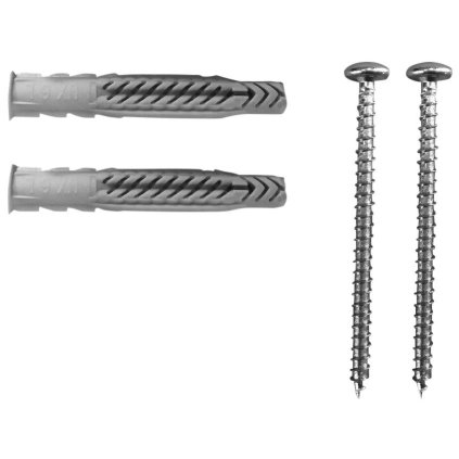 Sapho, set UAK 6 pentru ancorarea accesoriilor de baie, șurub 4,5x60, 40015