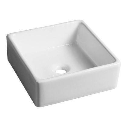 Sapho, chiuveta ceramica UBEGA, 38x13,5x38 cm, deasupra, BH7006