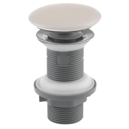 Sapho, evacuare chiuveta 5/4" click-clack, capac ceramic, grosime 20-70mm, bej, 38TP0165I